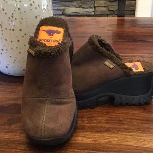 Rocket Dog Suede Clogs